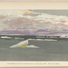 Off the Edge of the Ice--Gathering Storm, 14th September 1893. Water-Colour Sketch