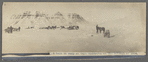 A halt to camp at Cape Richtofen on the retreat of 1904