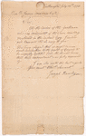 Letter from Joseph Hawley to James Bowdoin