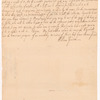 Letter from William Gordon