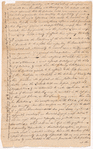 Letter from Benjamin Church