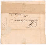 Letter from an unidentified correspondent