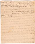 Letter from Alexander McDougall
