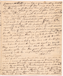 Letter from Arthur Lee