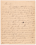 Letter from Arthur Lee