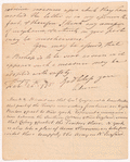 Letter from Arthur Lee