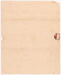 Letter from Arthur Lee
