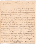 Letter from John Brown to the Committee for Receiving Donations