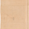 Letter from R. O C. to Henry Bromfield