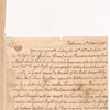 Letter from Samuel Purviance, Jr. to Thomas Cushing