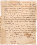 Letter from Samuel Purviance, Jr. to Thomas Cushing