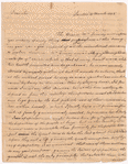 Letter from William Lee