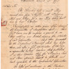 Letter from Samuel Freeman