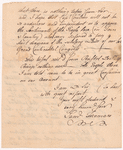Letter from Samuel Freeman