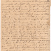 Letter from Arthur Lee