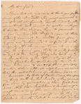 Letter from Arthur Lee