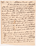 Letter to Benjamin Marshall and others
