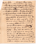 Letter to Elizabeth Adams