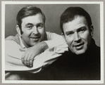 Publicity photograph of John Kander and Fred Ebb circulated during production of the musical Chicago