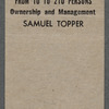 Topper's Finest Kosher Restaurant