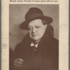 "The God of vengeance" : is the play immoral? Is it great drama? Read what Frank Crane and others say