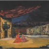 Set design for Carmen, Act II