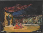 Set design for Carmen, Act II