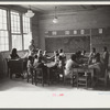 Classroom in school, Prairie Farms Project, near Montgomery, Alabama