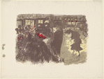 Place le soir [The Square at evening]