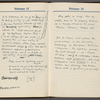 Diary entries from February 11-12, 1951