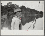 Negro almost eighty, who has been running ferry across river from Camden to Gee's Bend for almost forty-eight years. Gees Bend, Alabama