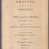An oration commemorative of the abolition of the slave trade in the United States