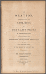 An oration commemorative of the abolition of the slave trade in the United States