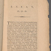 An essay on the African slave trade