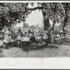 Watching a game at Fourth of July celebration, St. Helena Island, South Carolina