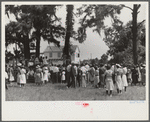 Watching a game at Fourth of July celebration, St. Helena Island, South Carolina