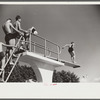 Getting ready to dive into the pool at Greenbelt, Maryland