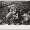 Mrs. Lloyd, ninety-one year old mother of Miss Nettie Lloyd, who is a pellagra victim. Mrs. Lloyd was born and reared in Orange County; has lived on this spot since her marriage sixty-nine years ago