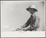 Mr. Foushee's neighbor who was helping them pick up and load wagon of sweet potatoes. He received a small share, On highway No. 144 near intersection with highway No. 14. Orange County, North Carolina
