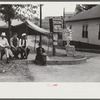 Picketing. Copper miners on strike waiting for scabs to come out of mines. Ducktown, Tennessee