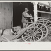 Uncle George who has worked in the blacksmith and carpentry shop on Marcella Plantation ever since he left prison fifty years ago. Mileston, Mississippi Delta, Mississippi