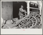 Uncle George who has worked in the blacksmith and carpentry shop on Marcella Plantation ever since he left prison fifty years ago. Mileston, Mississippi Delta, Mississippi