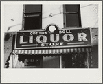 Liquor store on Cotton Row, Front Street, Memphis, Tennessee