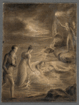 Discovery of the body of Percy Bysshe Shelley