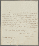 Letter from Mary Wollstonecraft Shelley (1797–1851) to Sir Richard Phillips (1767–1840)