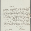 Letter from William Godwin (1756–1836) to George Bartley (ca. 1782–1858)