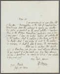Letter from William Godwin (1756–1836) to George Bartley (ca. 1782–1858)