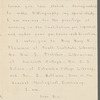 Abraham Freidus: application for a job