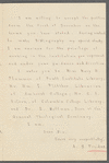 Abraham Freidus: application for a job