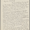 Letter of John Shaw Billings to Jacob H. Schiff
